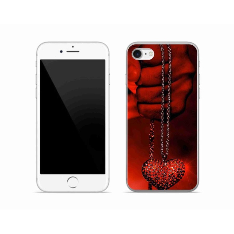 Gél védőburkolat mmCase iPhone SE (2020) - nyaklánc