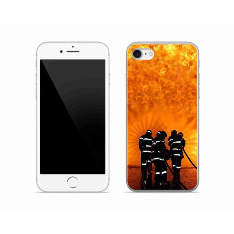 Zselés borítás mmCase iPhone SE (2020) - tűz