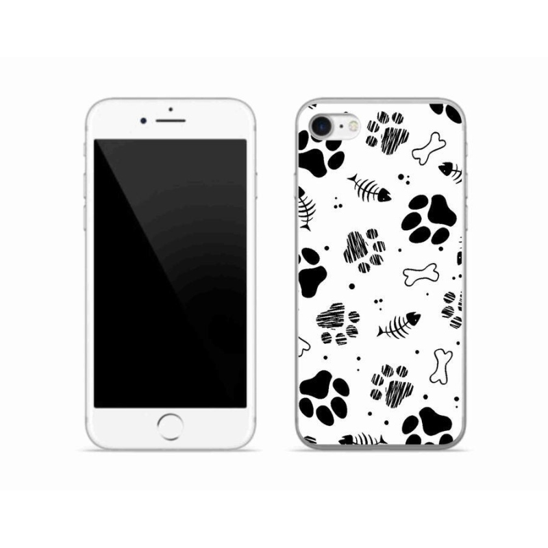 Zselés borítás mmCase iPhone SE (2020) - kutyamancsok 1