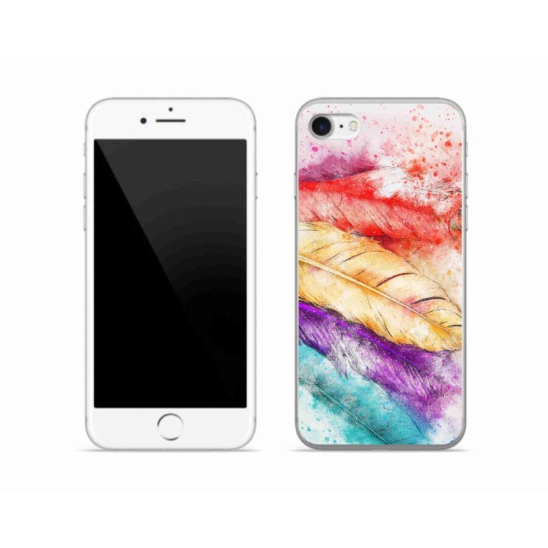 Zselés borítás mmCase iPhone SE (2022) - színes toll