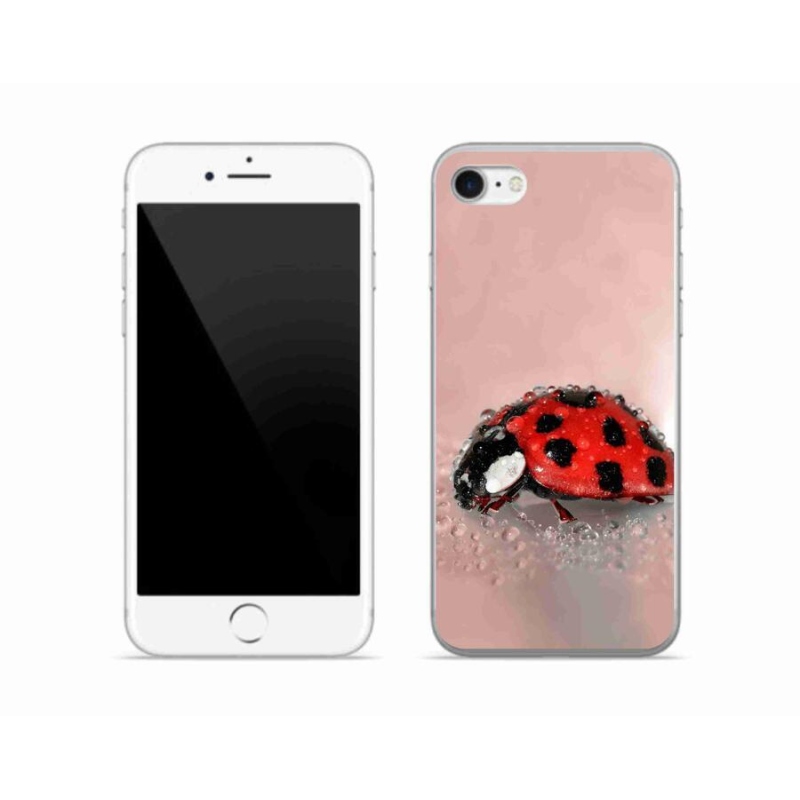 Zselés borítás mmCase iPhone SE (2022) - katicabogár