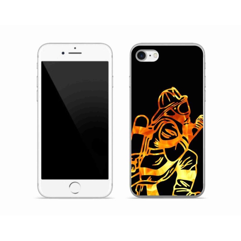 Zselés borítás mmCase iPhone SE (2022) - tűzoltó 1