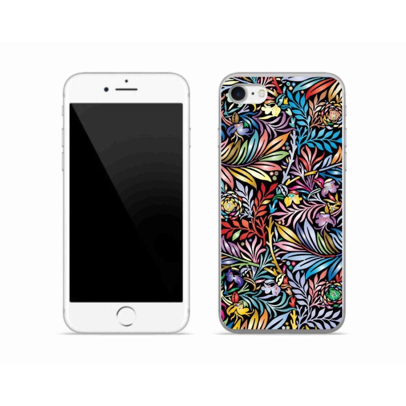 Gél borítás mmCase iPhone SE (2022) - virágok 5