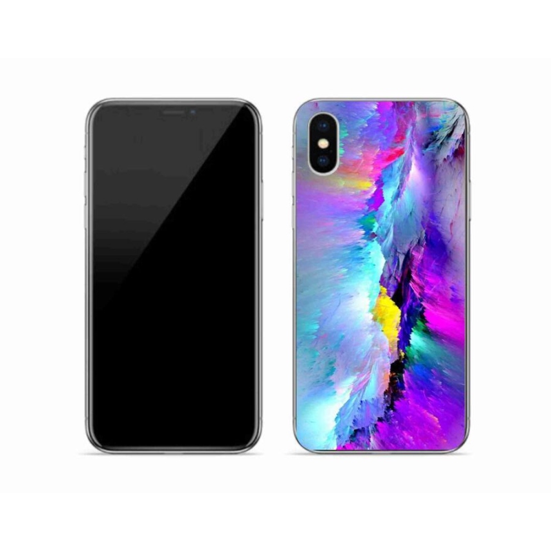 Gél borítás mmCase iPhone X készülékhez - absztrakt
