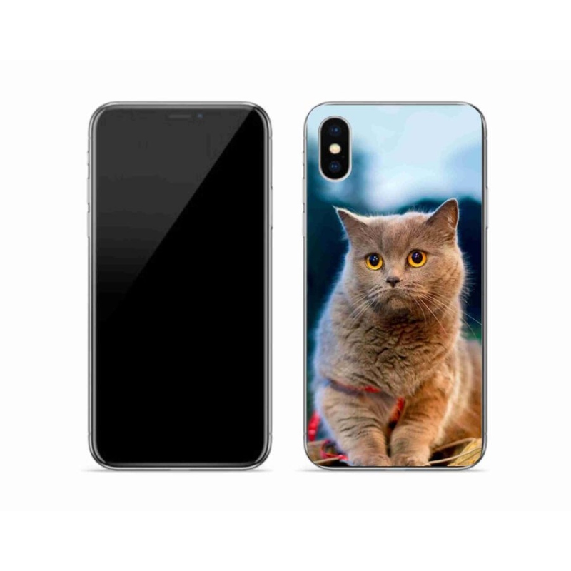 Zselés borítás mmCase iPhone X készülékhez - brit kék 2