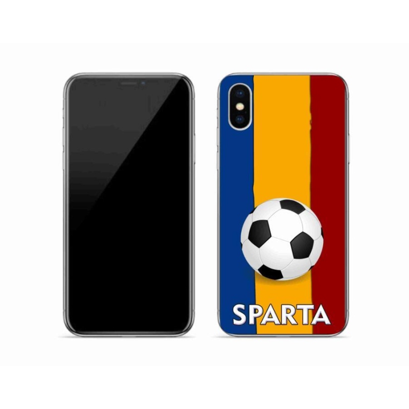 Zselés borítás mmCase iPhone X készülékhez - futball 1