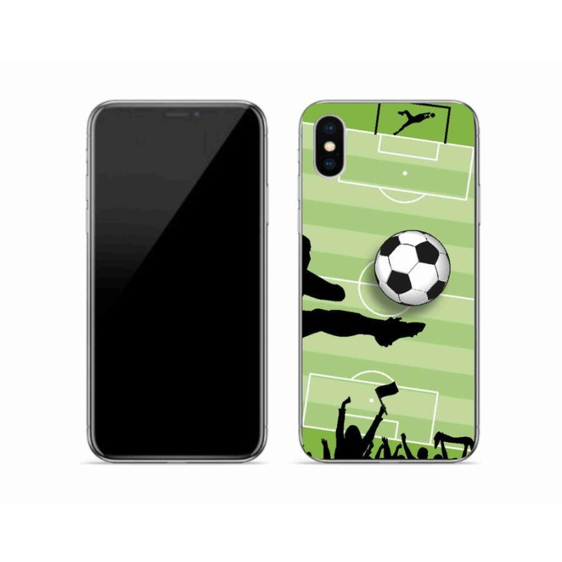 Gél borítás mmCase iPhone X készülékhez - futball 3