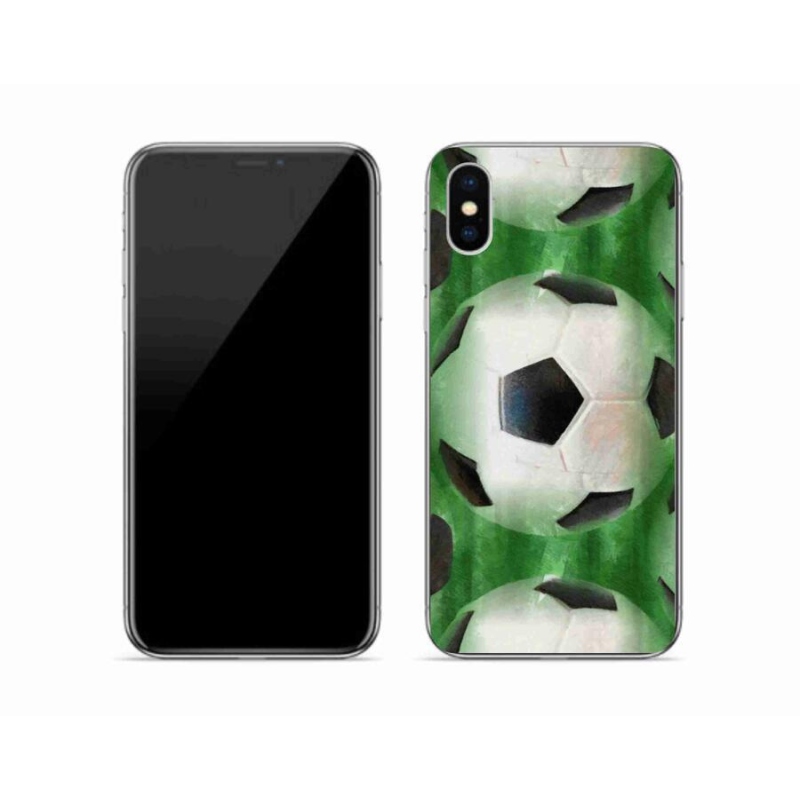 Gél borítás mmCase iPhone X készülékhez - focilabda