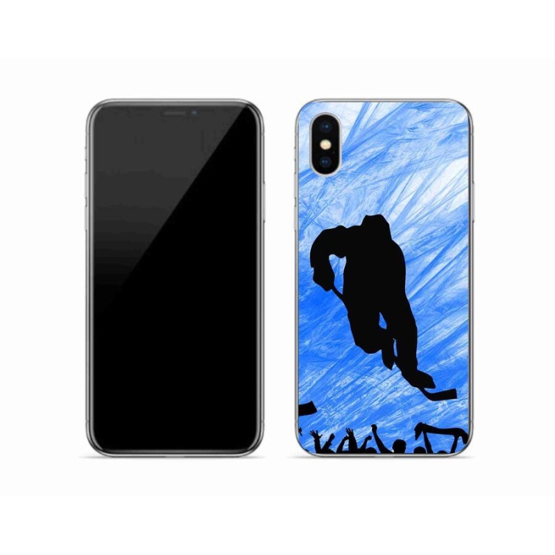 Gél borítás mmCase iPhone X készülékhez - hokijátékos