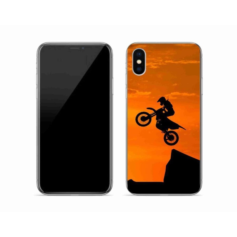 Zselés borítás mmCase iPhone X készülékhez - motocross