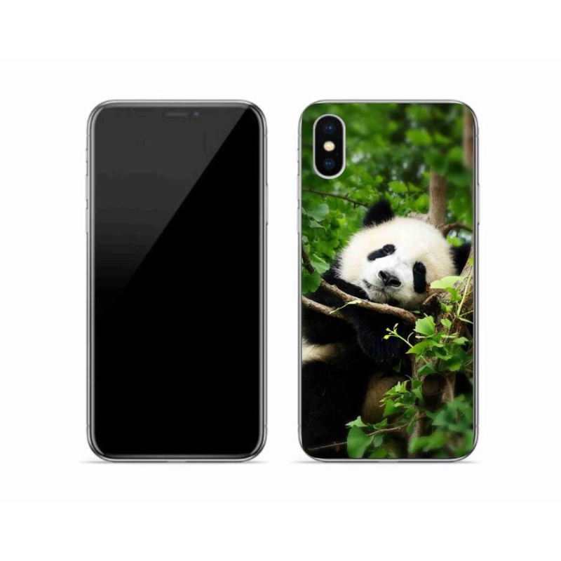 Gél borítás mmCase iPhone X készülékhez - panda