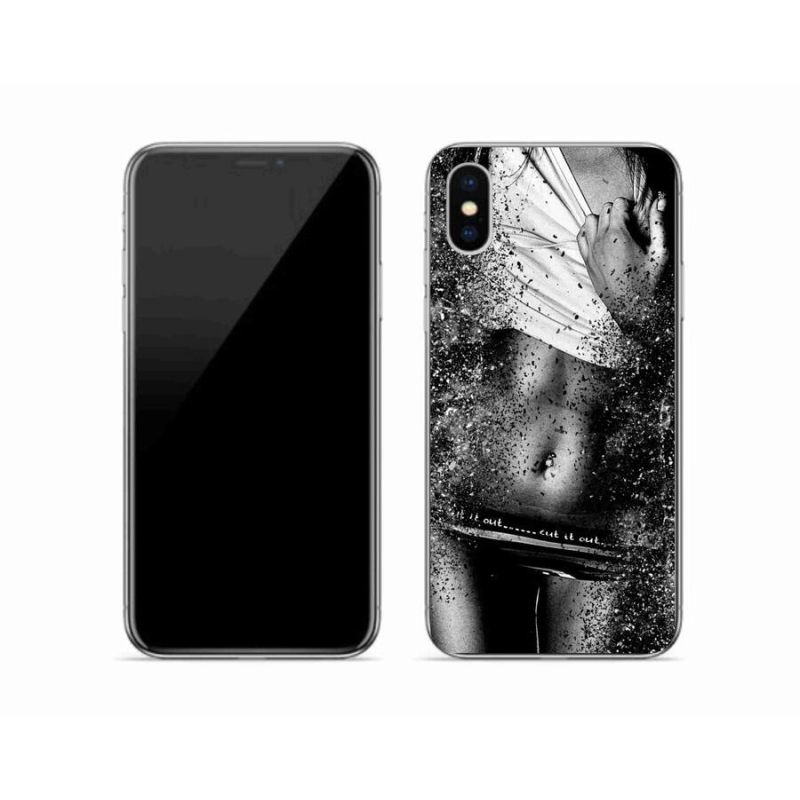 Gél borítás mmCase iPhone X készülékhez - szexi nő 1