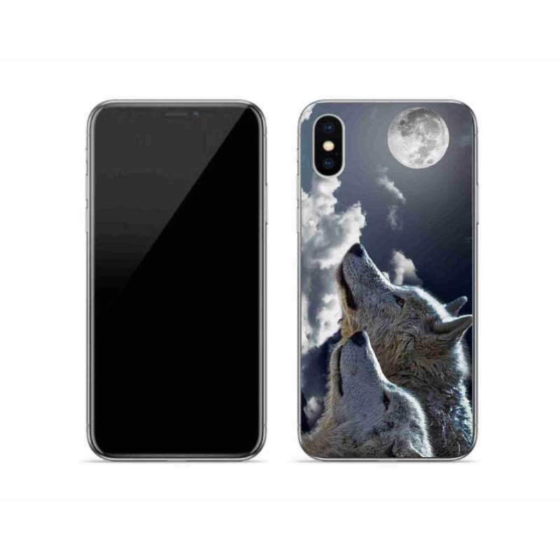 Gél borítás mmCase iPhone X készülékhez - farkasok