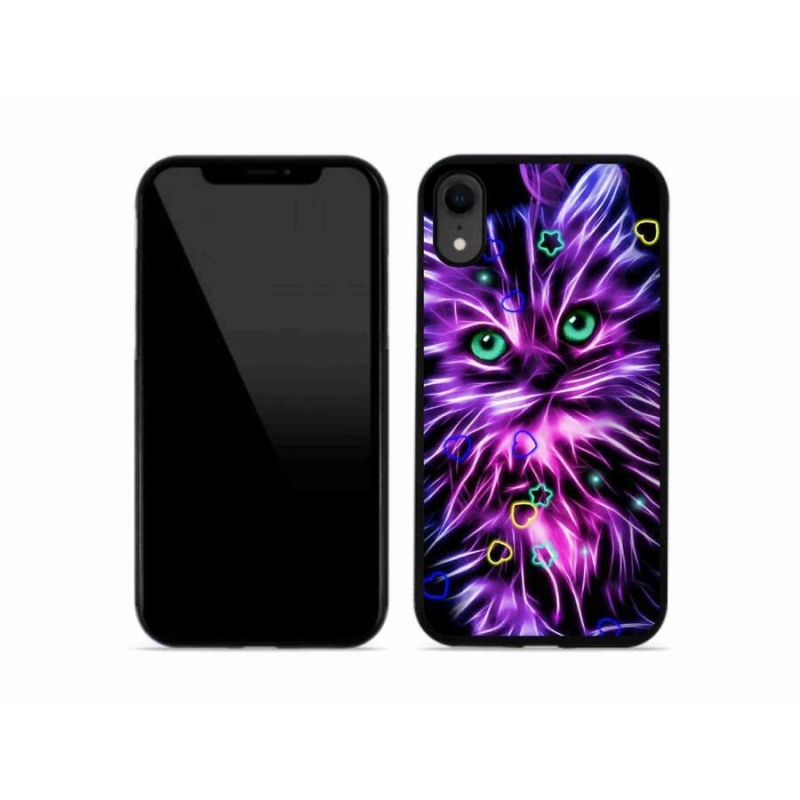 Gél borítás mmCase iPhone XR készülékhez - absztrakt macska