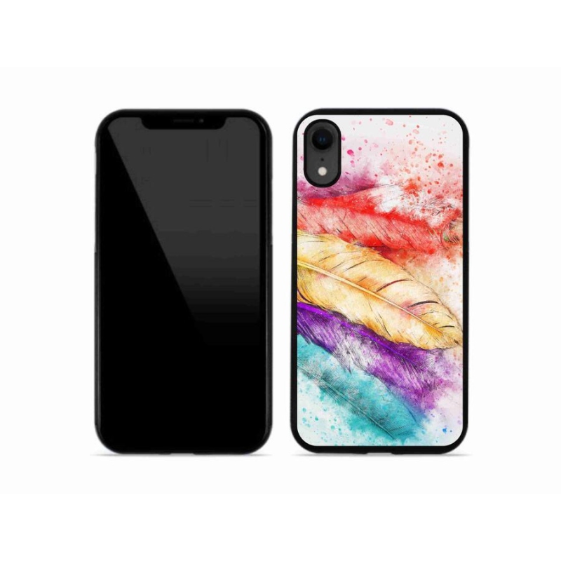 Zselés borítás mmCase iPhone XR készülékhez - színes toll