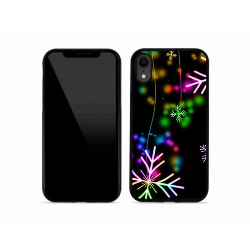 Zselés borítás mmCase iPhone XR készülékhez - színes pelyhekkel