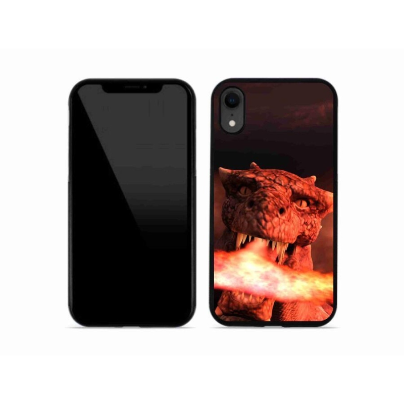 Gél védőburkolat mmCase iPhone XR készülékhez - sárkány