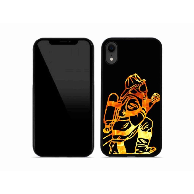 Gél borítás mmCase iPhone XR készülékhez - tűzoltó 1