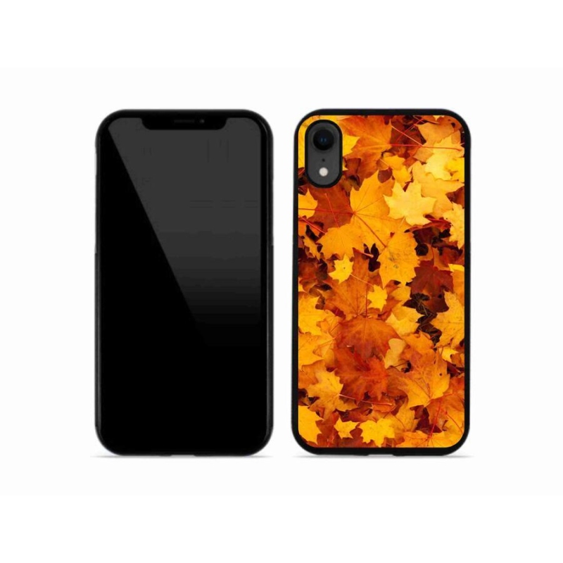 Gél borítás mmCase iPhone XR készülékhez - juharlevelek