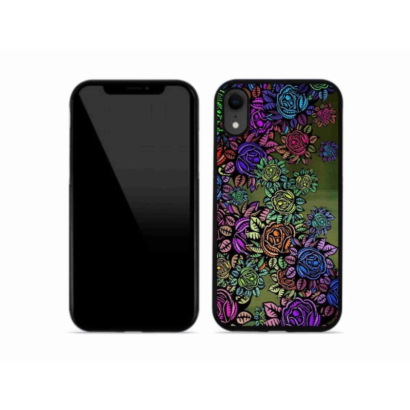 Gél borítás mmCase iPhone XR készülékhez - virágok 6