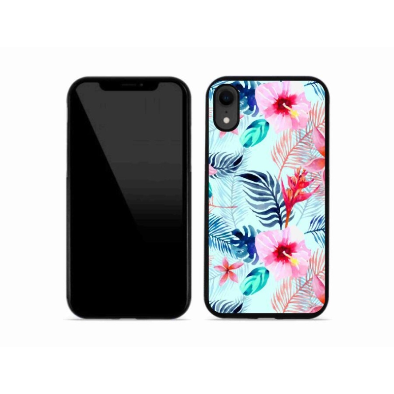 Gél borítás mmCase iPhone XR készülékhez - virágok