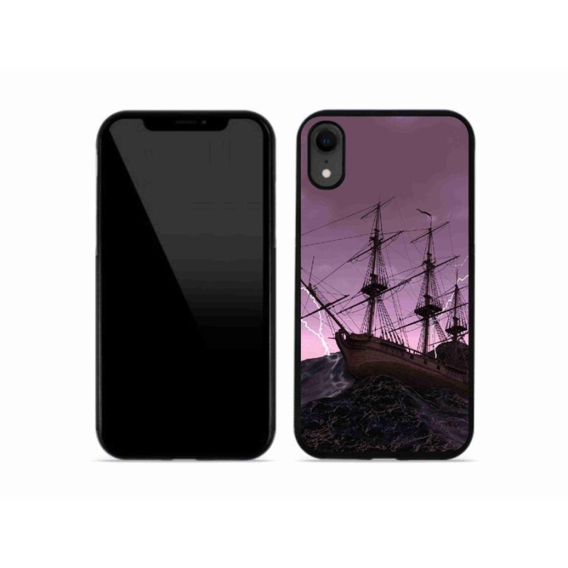Zselés borítás mmCase iPhone XR-hez - hajó a viharban