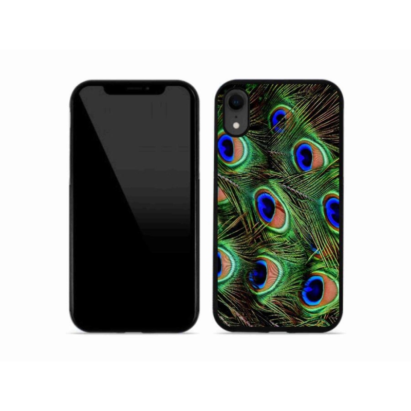 Zselés borítás mmCase iPhone XR készülékhez - pávatoll