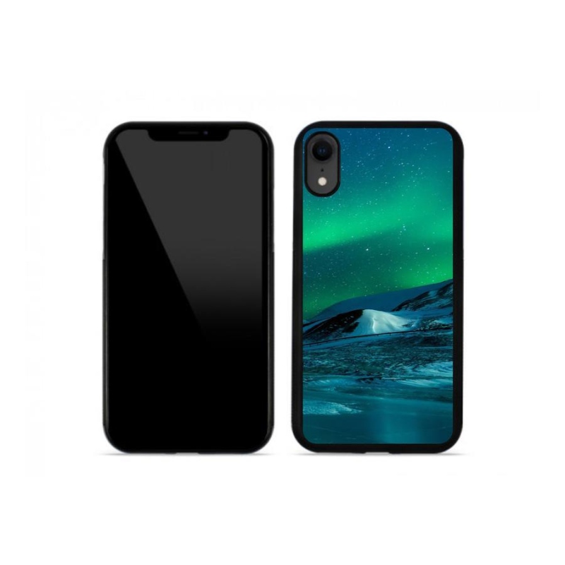 Zselés borítás mmCase iPhone XR készülékhez - sarki fény