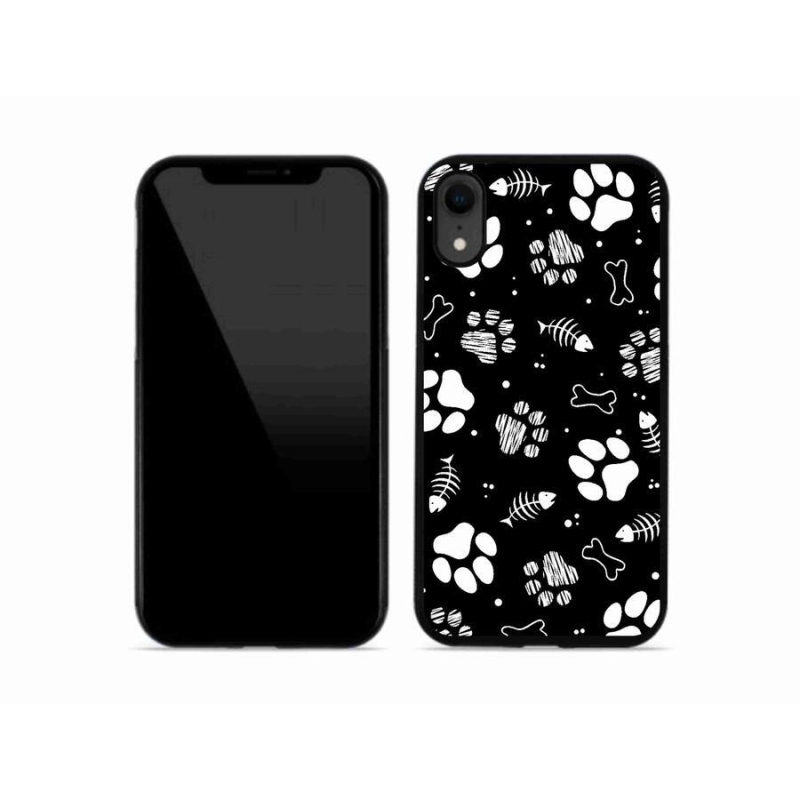 Gél borítás mmCase iPhone XR készülékhez - kutyamancsok