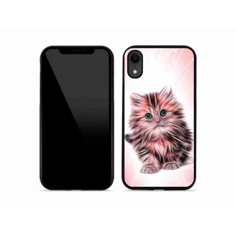 Gél borítás mmCase iPhone XR készülékhez - aranyos cica