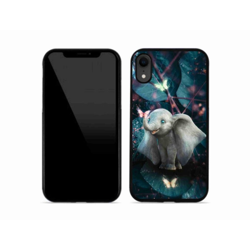 Gél borítás mmCase iPhone XR készülékhez - aranyos elefánt