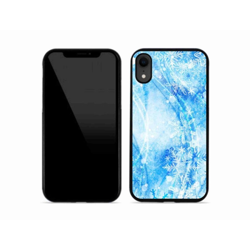 Gél borítás mmCase iPhone XR készülékhez - hópelyhek