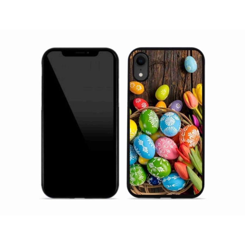 Gél borítás mmCase iPhone XR készülékhez - Húsvéti tojások