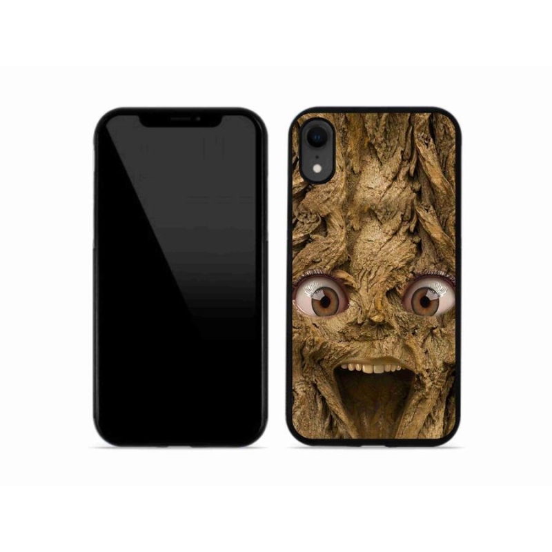 Gél borítás mmCase iPhone XR készülékhez - boldog fa szemekkel