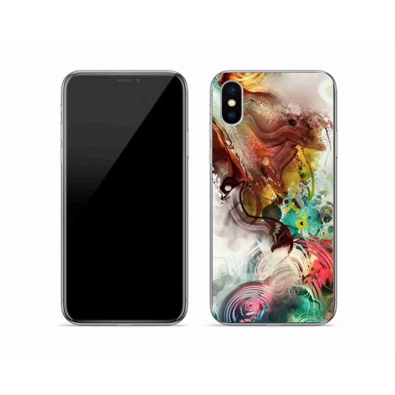 Zselés borítás mmCase iPhone XS készülékhez - absztrakt 1