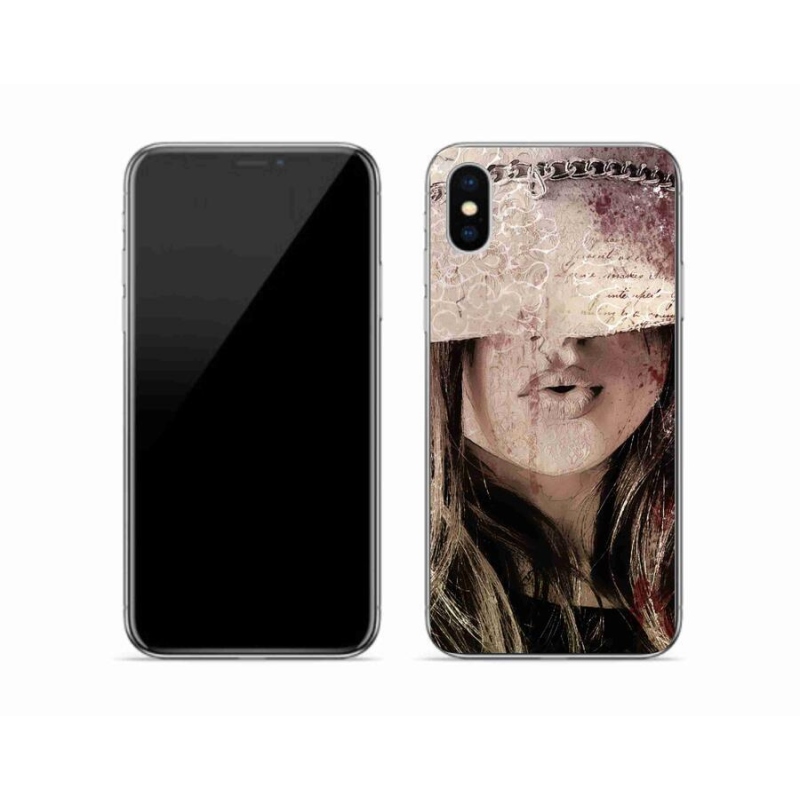 Zselés borítás mmCase iPhone XS készülékhez - lány