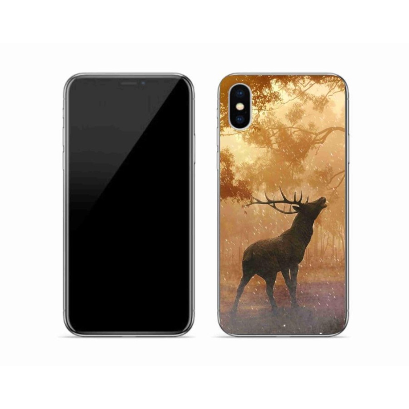 Zselés borítás mmCase iPhone XS készülékhez - szarvas a vadászaton