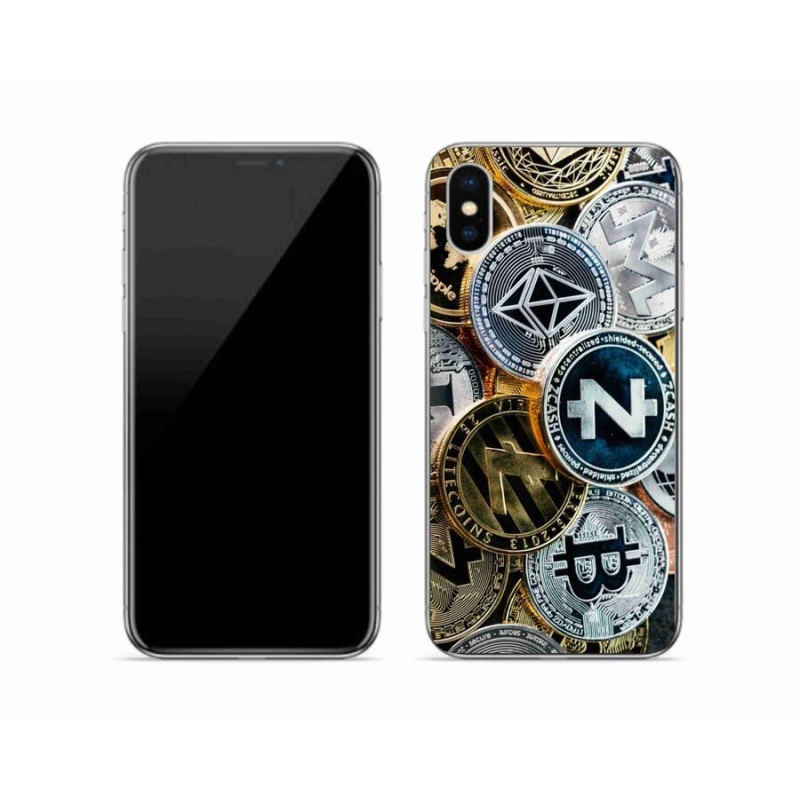 Gél borítás mmCase iPhone XS készülékhez - kriptovaluták