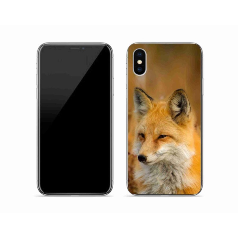 Zselés borítás mmCase iPhone XS készülékhez - róka