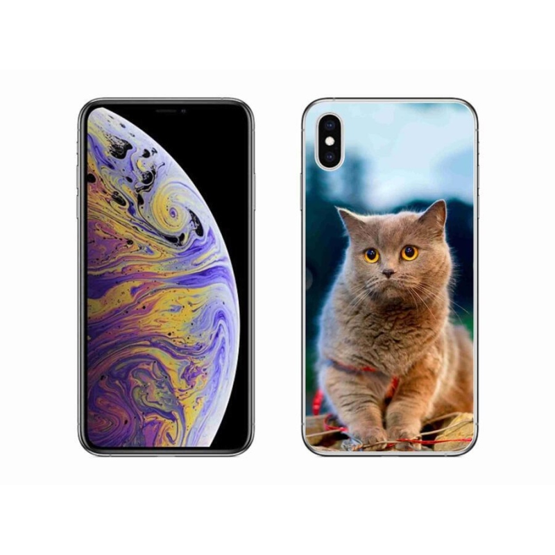 Zselés borítás mmCase iPhone XS Max készülékhez - brit kék 2