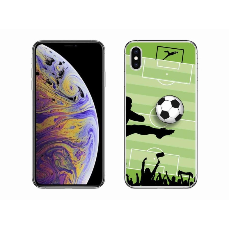 Zselés borítás mmCase iPhone XS Max készülékhez - futball 3