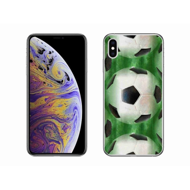 Zselés borítás mmCase iPhone XS Max készülékhez - focilabda