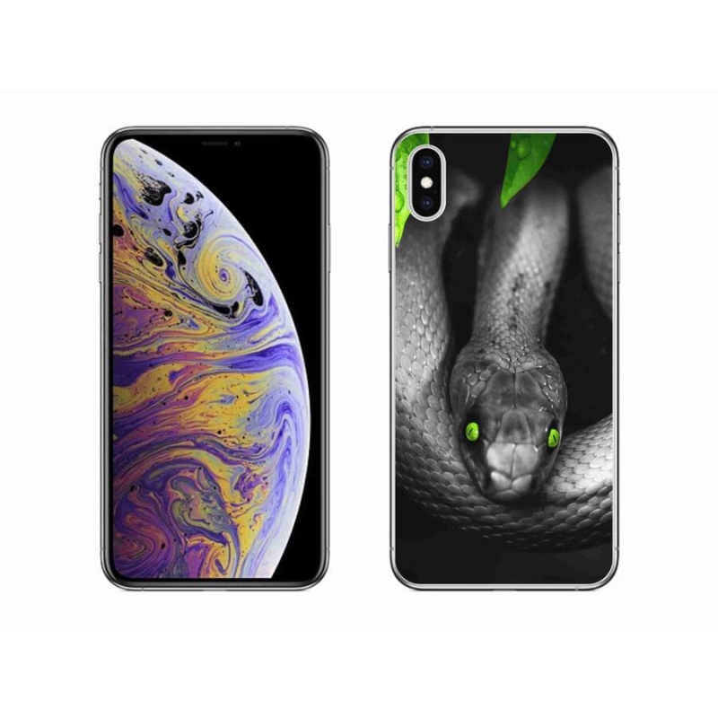 Zselés borítás mmCase iPhone XS Max készülékhez - kígyó