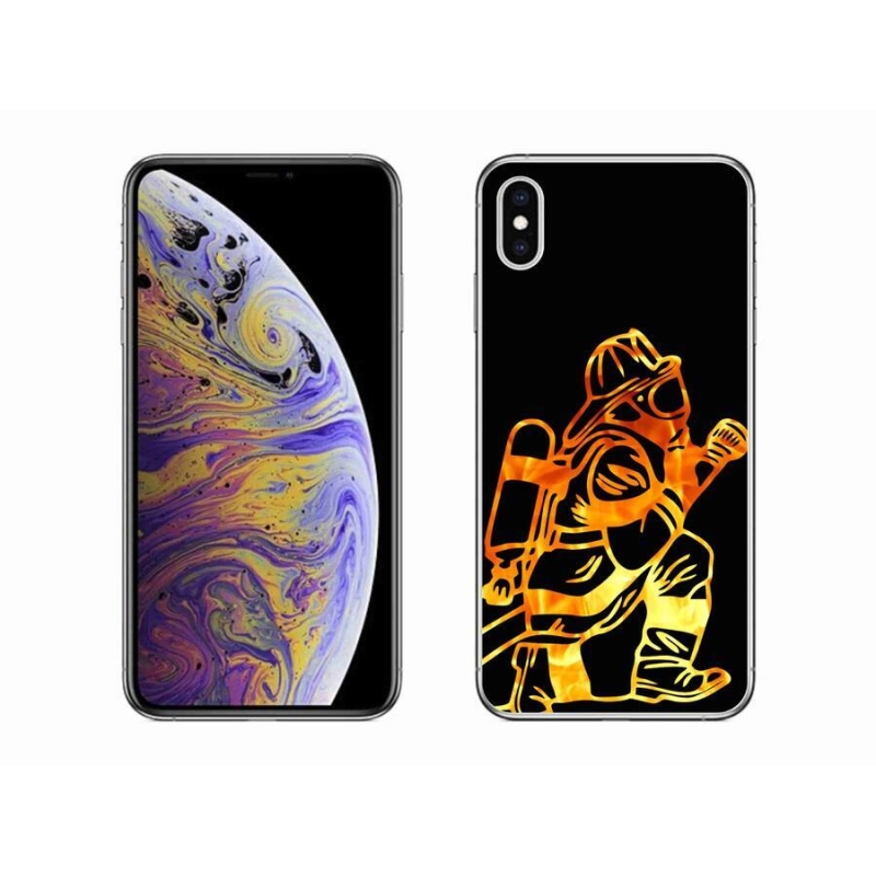 Gél borítás mmCase iPhone XS Max készülékhez - tűzoltó 1