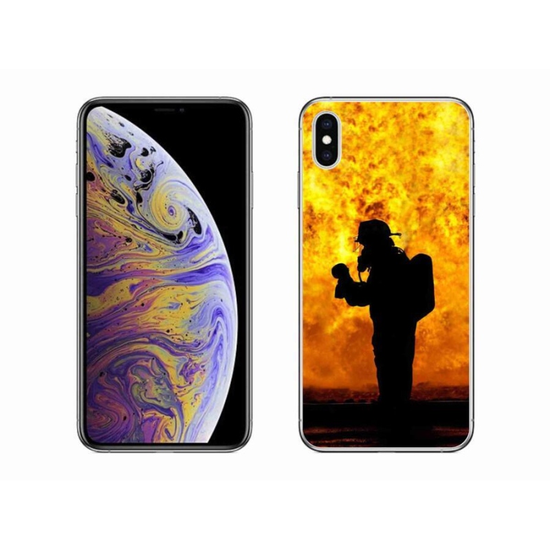 Gél borítás mmCase iPhone XS Max készülékhez - tűzoltó