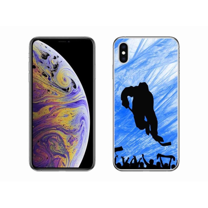 Zselés borítás mmCase iPhone XS Max készülékhez - hokijátékos