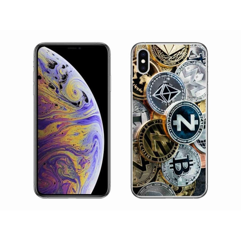 Gél borítás mmCase iPhone XS Max készülékhez - kriptovaluták