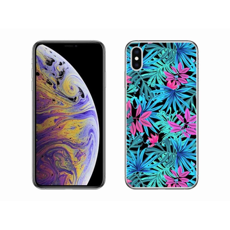 Gél borítás mmCase iPhone XS Max készülékhez - virágok 3