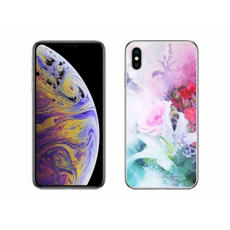 Gél borítás mmCase iPhone XS Max készülékhez - virágok 4