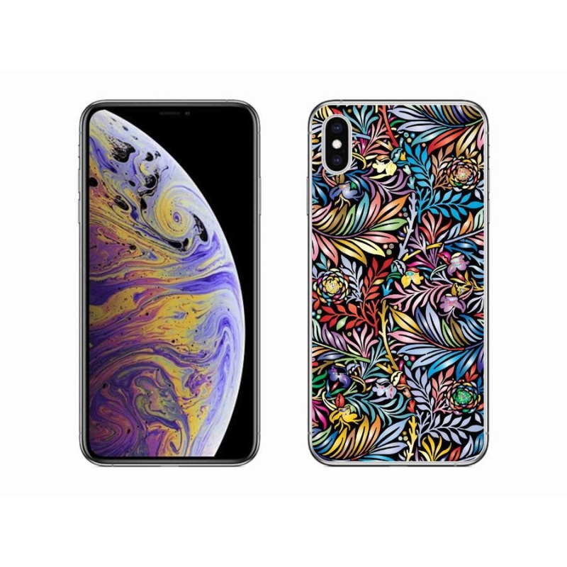 Gél borítás mmCase iPhone XS Max készülékhez - virágok 5